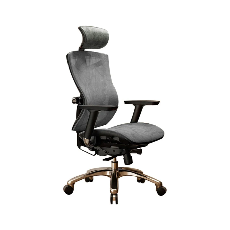 Chaise moderne à bras amovibles, siège réglable en hauteur, chaise de bureau avec roulettes Clearhalo