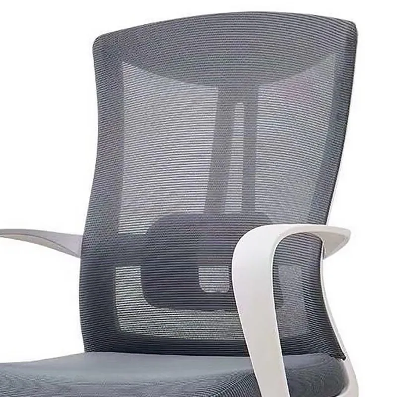 Chaise pivotante AirGrid respirable moderne en microfibre, chaise à dossier moyen pour conférence Clearhalo