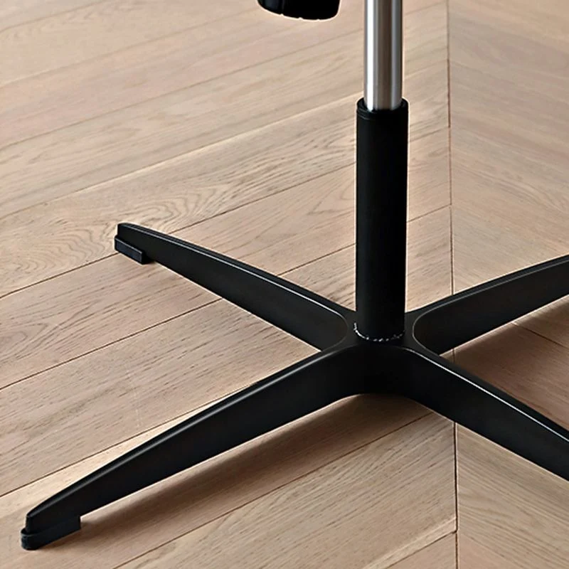 Chaise pivotante capitonnée contemporaine Chaise de bureau à dossier bas en simili cuir Clearhalo