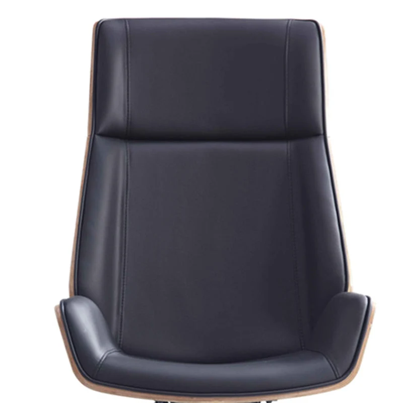 Chaise pivotante contemporaine avec appui-tête, chaise de bureau exécutive à dossier haut Clearhalo
