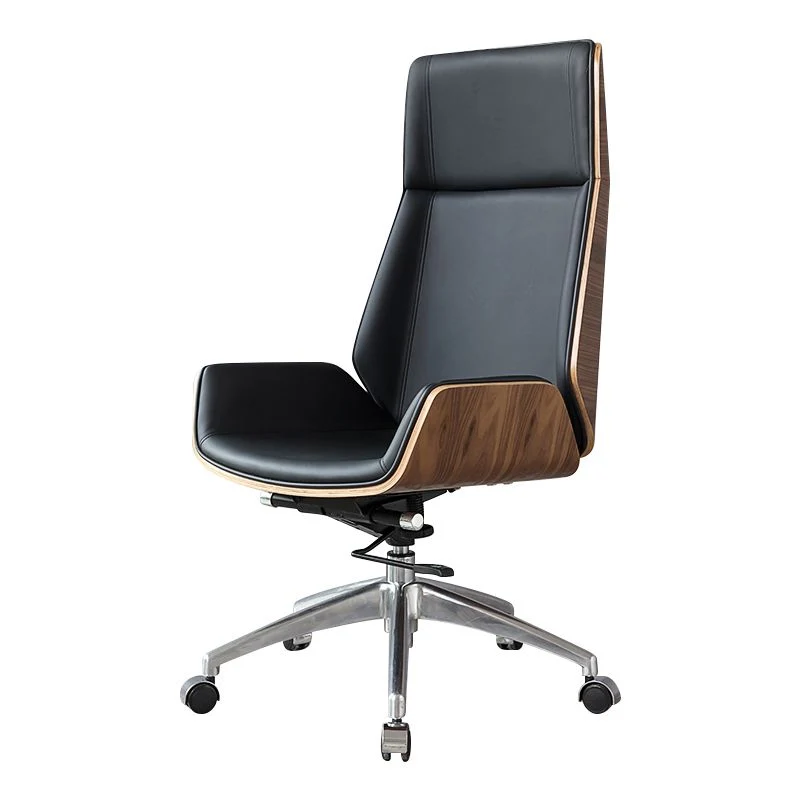 Chaise pivotante contemporaine à dossier haut, chaise de direction exécutive Clearhalo