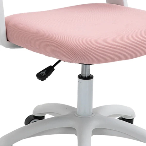 Chaise pivotante à dossier moyen, accoudoirs rembourrés, chaise de bureau avec roulettes Clearhalo