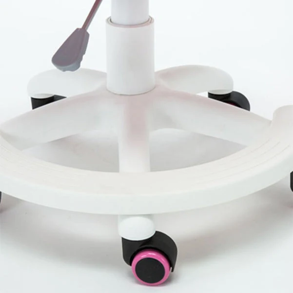 Chaise pivotante à dossier moyen, accoudoirs rembourrés, chaise de bureau avec roulettes Clearhalo