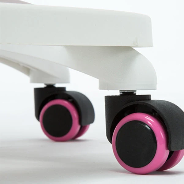 Chaise pivotante à dossier moyen, accoudoirs rembourrés, chaise de bureau avec roulettes Clearhalo