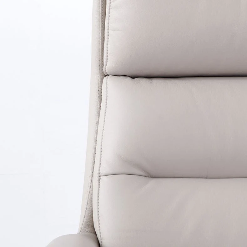 Chaise pivotante exécutive avec cadre en acier, chaise d'ordinateur moderne avec roulettes Clearhalo