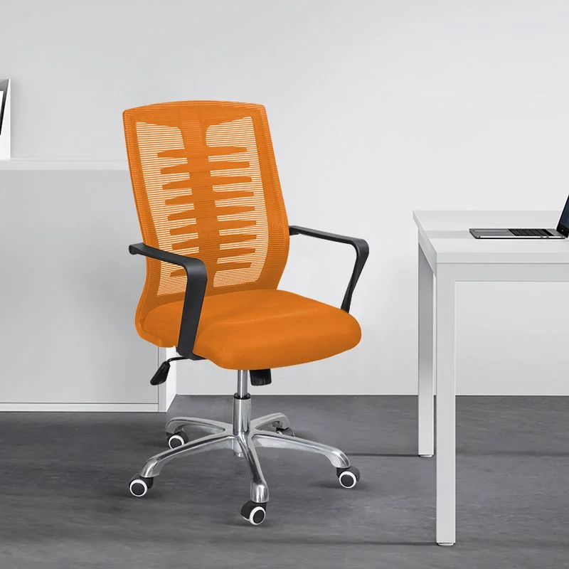 Chaise pivotante à glissière moderne, hauteur de siège réglable avec roulettes Clearhalo