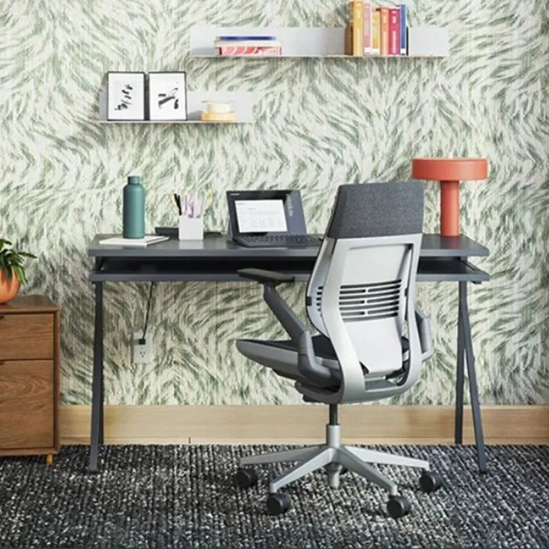 Chaise pivotante moderne, siège réglable en hauteur, chaise de bureau ergonomique avec roulettes Clearhalo