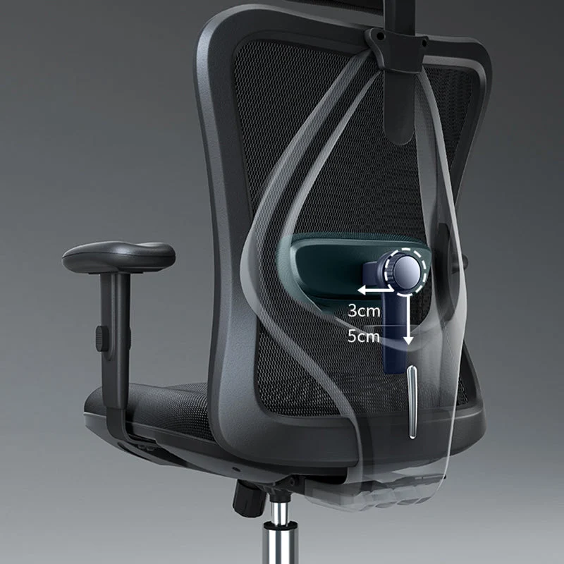 Chaise pivotante moderne, siège réglable en hauteur, chaise de bureau avec roulettes Clearhalo