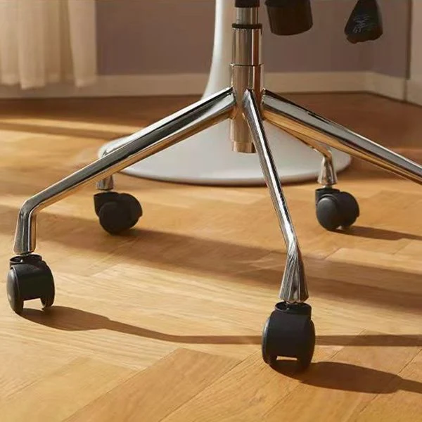 Chaise pivotante de style moderne, chaise de bureau à dossier bas avec roulettes Clearhalo