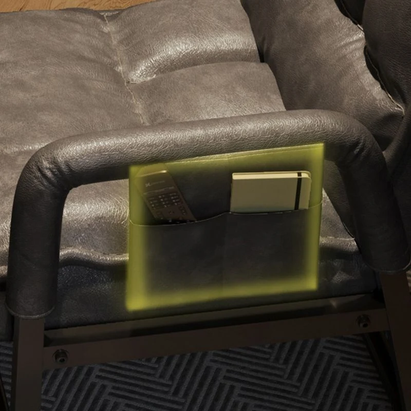 Chaise de travail avec accoudoirs rembourrés, chaise de bureau à domicile de style moderne Clearhalo