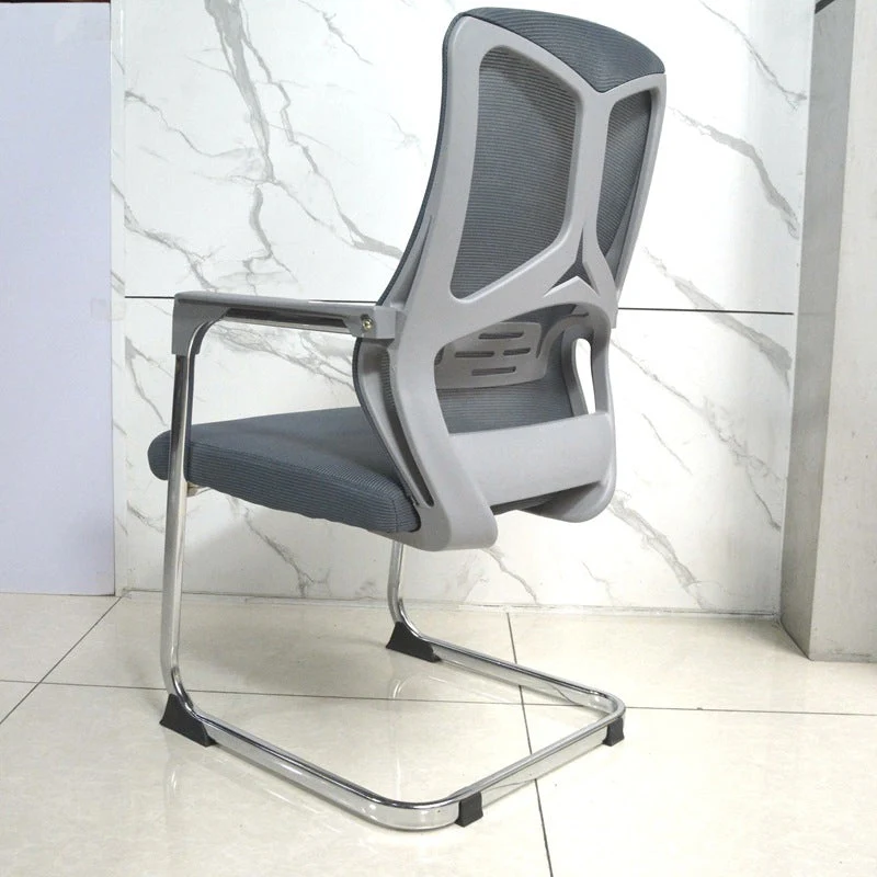 Chaise de travail contemporaine en maille, accoudoirs inclus, chaise de bureau pour le bureau Clearhalo
