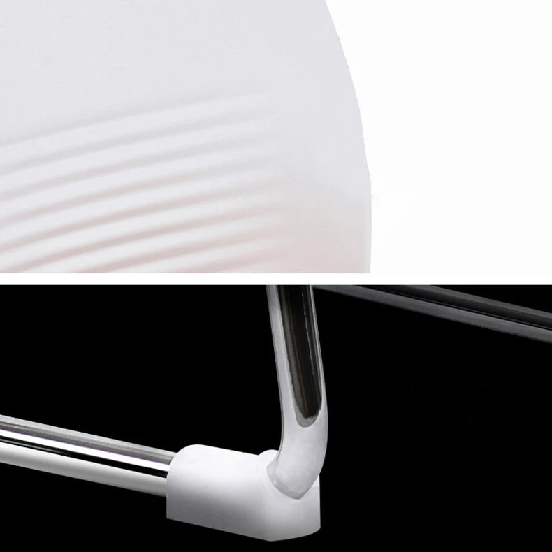 Chaise de travail contemporaine en plastique, chaise de bureau ergonomique pour ordinateur avec base en métal argenté Clea...