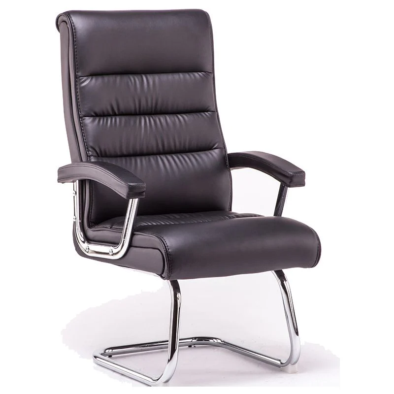 Chaise de travail contemporaine à structure métallique avec chaise d'ordinateur ergonomique à dossier haut Clearhalo