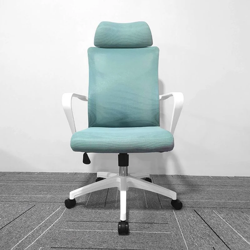 Chaise de travail à dossier haut, bras coulissants en nylon modernes inclus, chaise de bureau Clearhalo