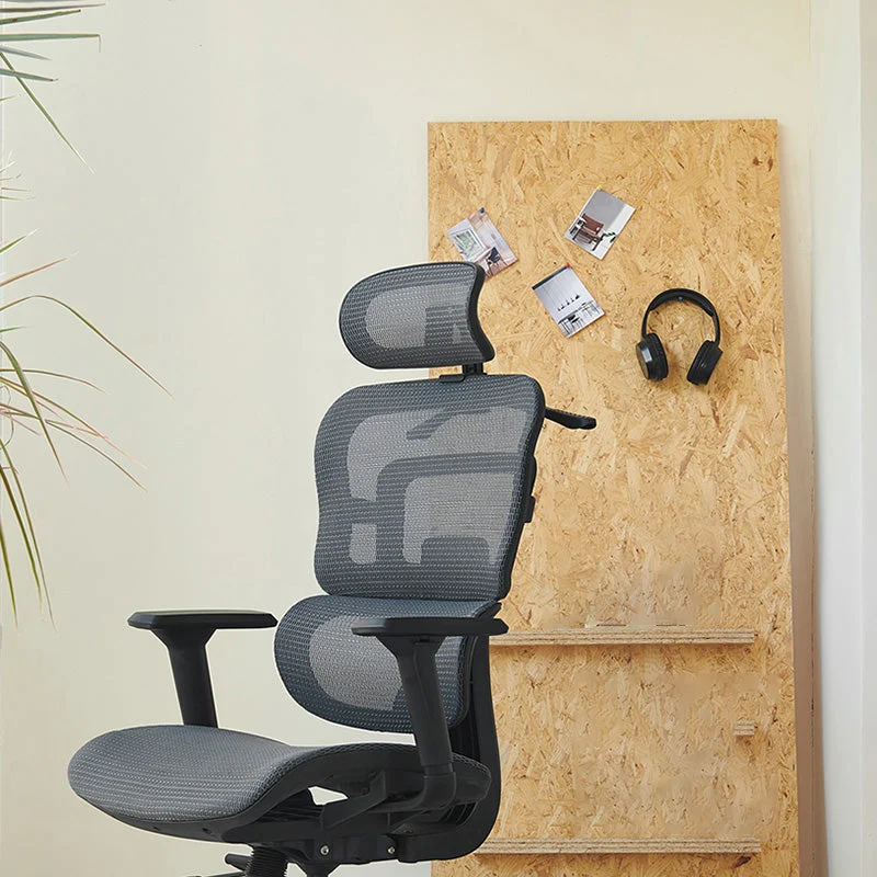 Chaise de travail à dossier en maille, chaise de bureau à domicile avec contrôle d'inclinaison synchronisé avancé Clearhalo