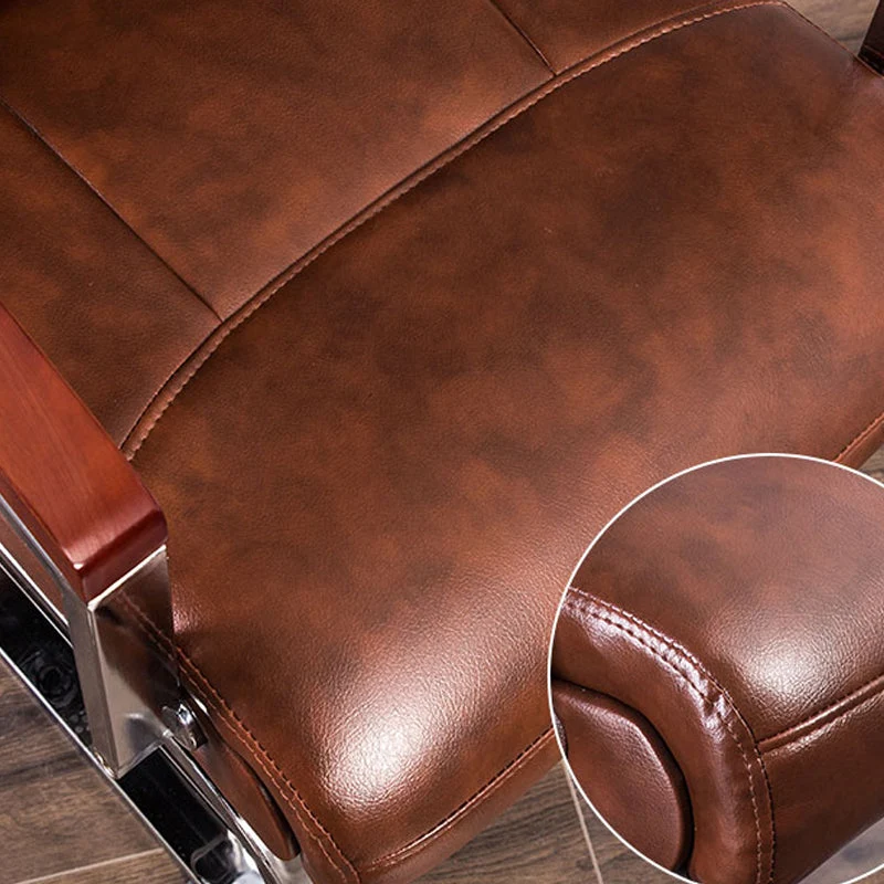 Chaise de travail ergonomique moderne à bras fixes, pour bureau Clearhalo