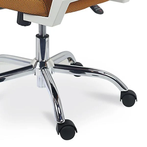 Chaise de travail ergonomique moderne en maille, chaise pivotante à bras fixes pour bureau Clearhalo
