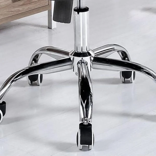 Chaise de travail moderne en maille avec bras fixes, chaise d'ordinateur ergonomique en microfibre Clearhalo
