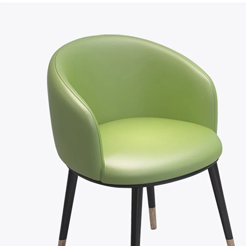 Chaise de travail moderne sans accoudoirs, en simili cuir, à dossier bas, pour bureau à domicile Clearhalo