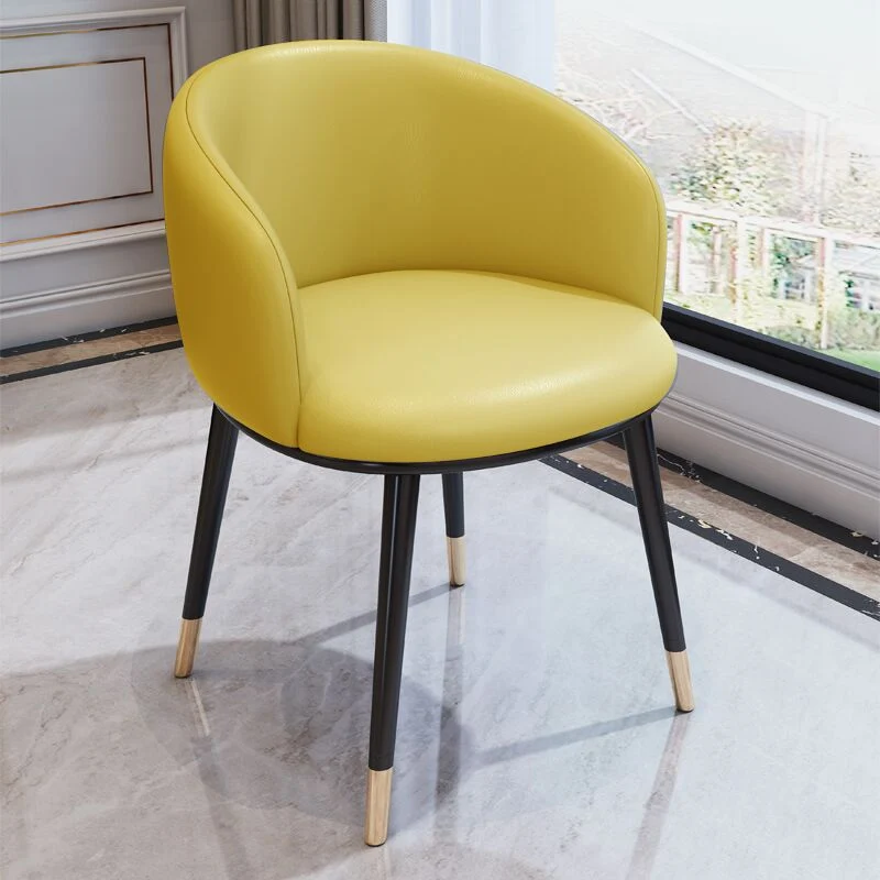 Chaise de travail moderne sans accoudoirs, en simili cuir, à dossier bas, pour bureau à domicile Clearhalo