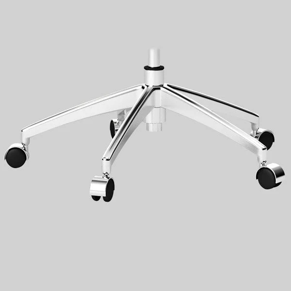 Chaise de travail pivotante de style moderne, chaise de bureau en similicuir avec accoudoirs fixes Clearhalo