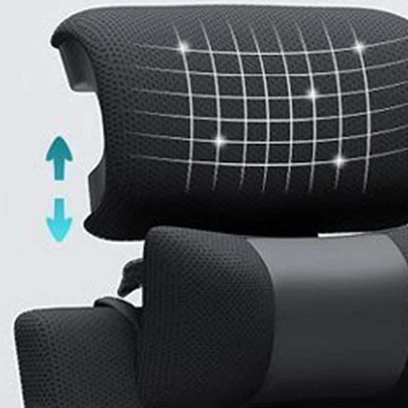 Chaise de travail rembourrée ergonomique, chaise de bureau moderne avec roulettes Clearhalo