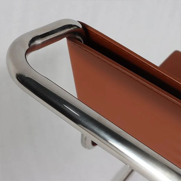 Chaise de travail sans accoudoirs en simili cuir, chaise de bureau à domicile moderne sans roues Clearhalo
