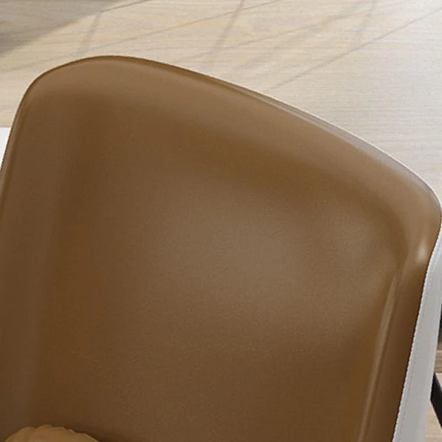 Chaise de travail en simili cuir, chaise de bureau pivotante réglable et moderne avec accoudoirs fixes Clearhalo