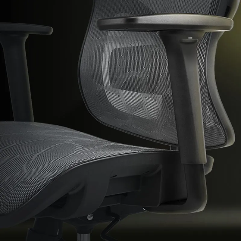 Chaise de travail en velours, chaise de bureau moderne à dossier haut, pivotante et côtelée Clearhalo