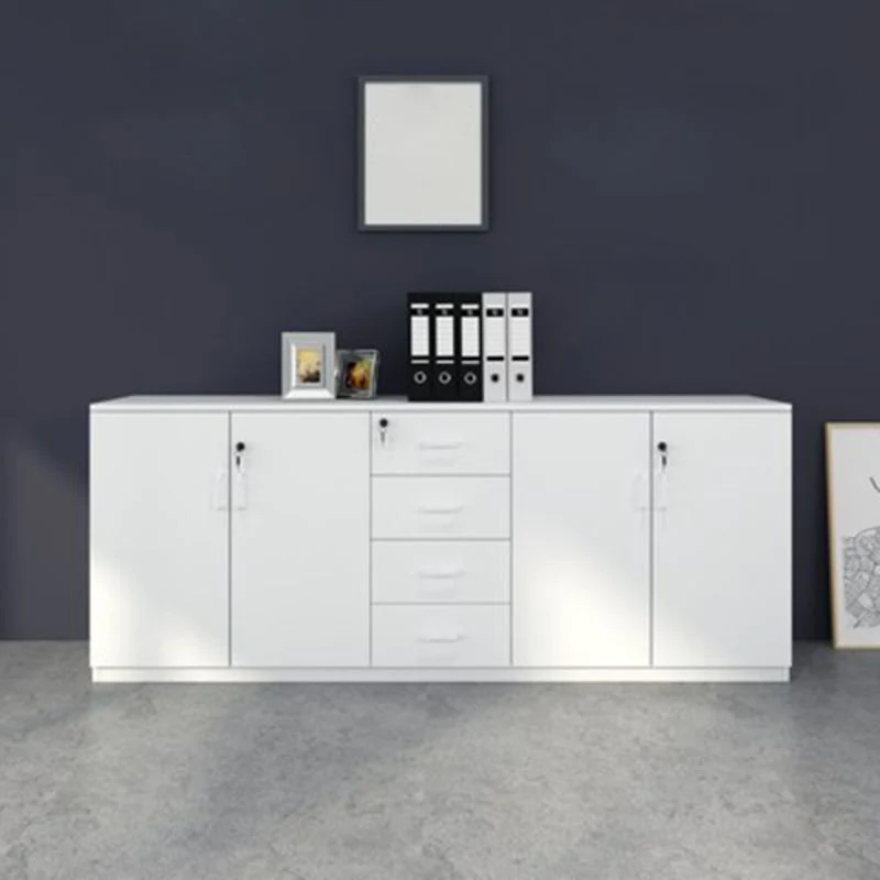 Classeur en bois Cabinet contemporain avec rangement pour la maison ou le bureau Clearhalo