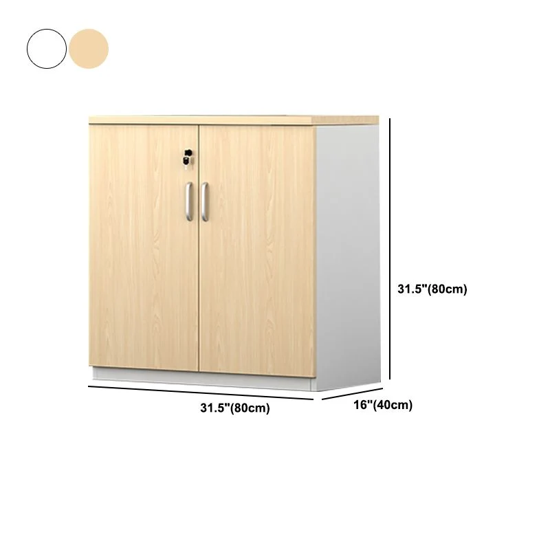 Classeur en bois Cabinet contemporain avec rangement pour la maison ou le bureau Clearhalo