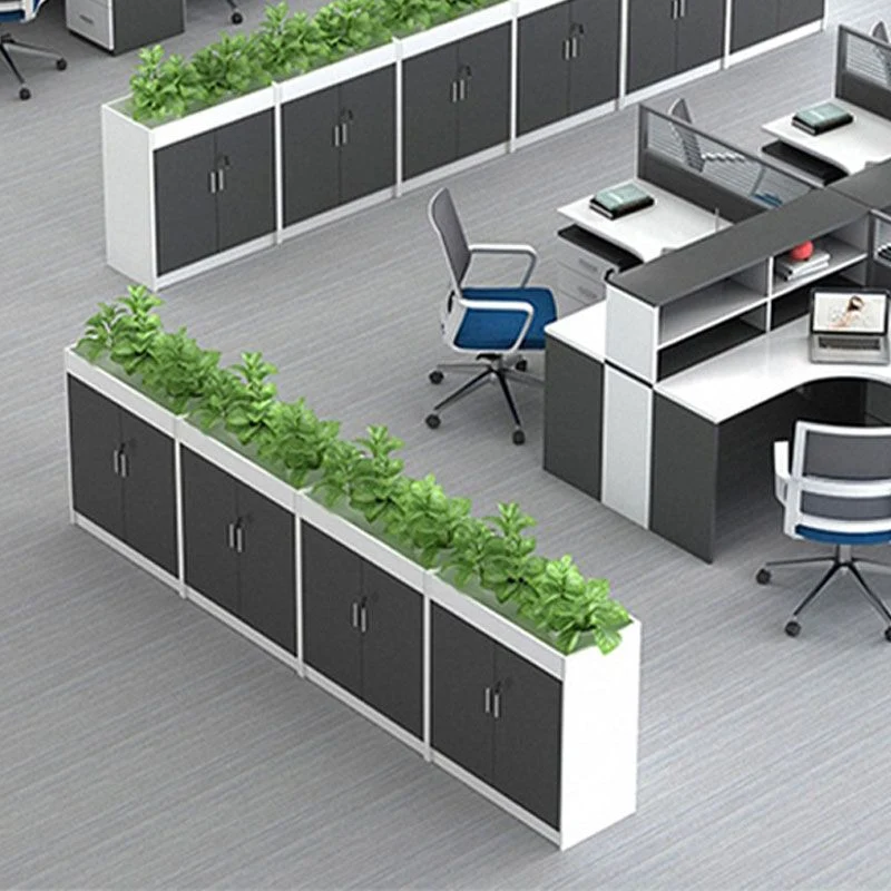 Classeur en bois moderne avec rangement à serrure pour la maison et le bureau Clearhalo