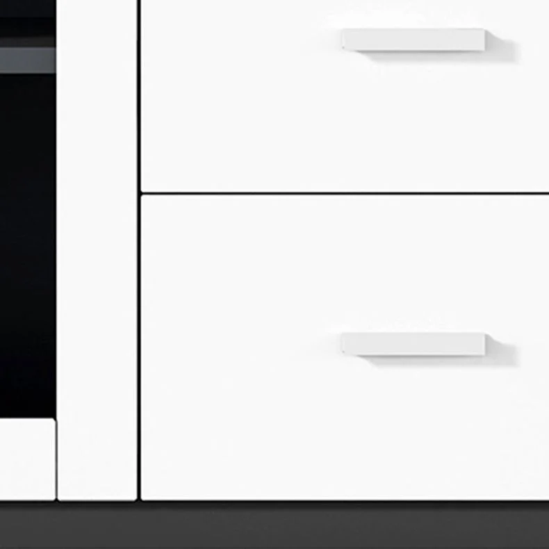 Classeur en bois moderne à panneau contrasté pour la maison ou le bureau Clearhalo