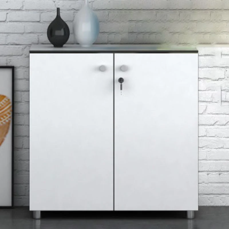Classeur en bois moderne, étagères de rangement, classeur pour le bureau et la maison Clearhalo