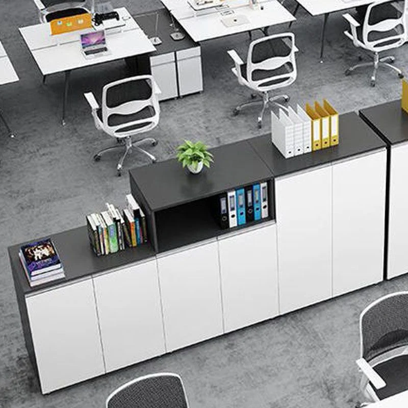Classeur en bois étagères de rangement verticales modernes classeur Clearhalo