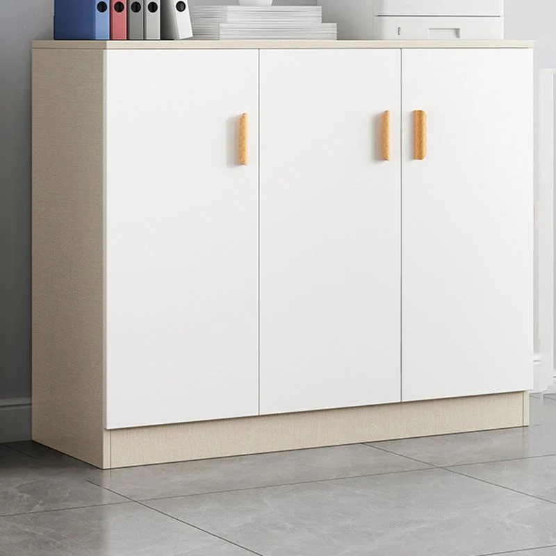 Classeur en bois à tiroirs latéraux contemporains, classeur pour la maison ou le bureau Clearhalo