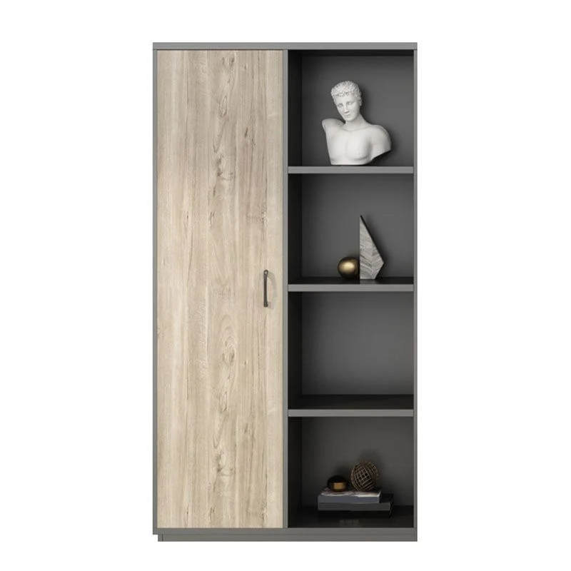 Classeur contemporain en bois d'ingénierie de classeur de stockage Clearhalo