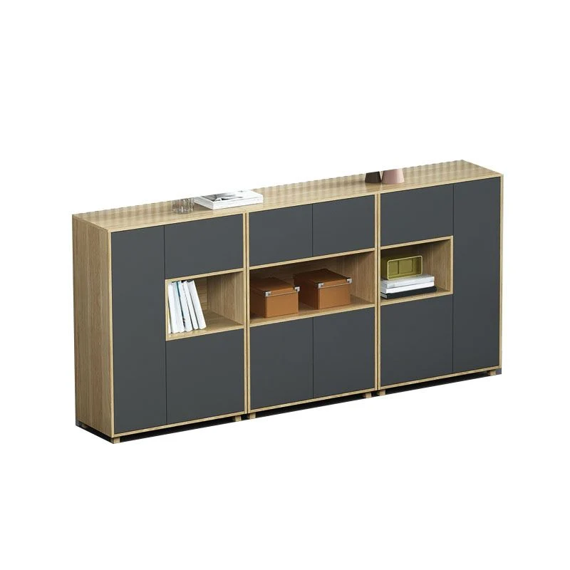 Classeur contemporain à cadre en bois classeur vertical pour bureau Clearhalo