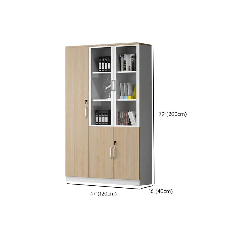 Classeur contemporain Classeur vertical en bois d'ingénierie Clearhalo