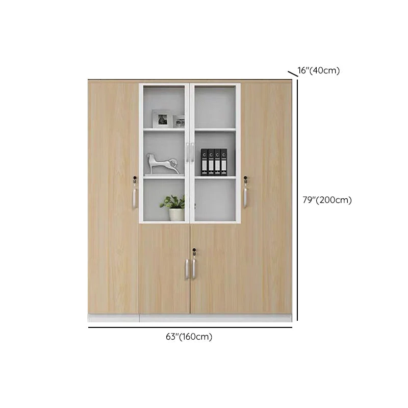 Classeur contemporain Classeur vertical en bois d'ingénierie Clearhalo