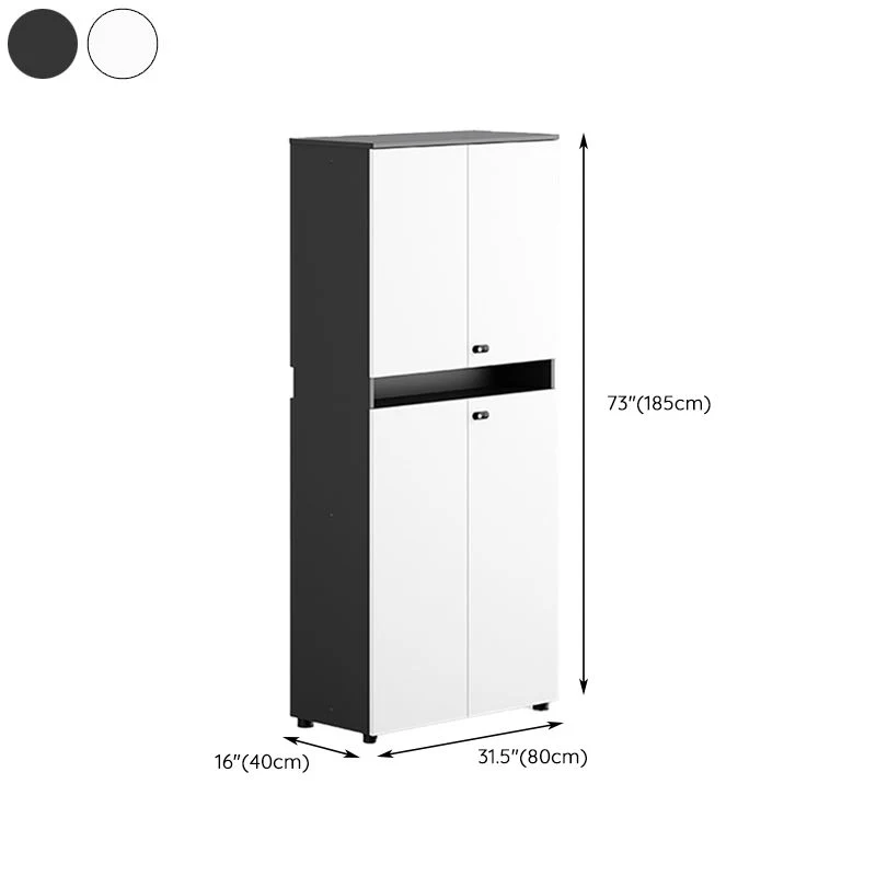 Classeur contemporain de stockage à cadre en bois Clearhalo