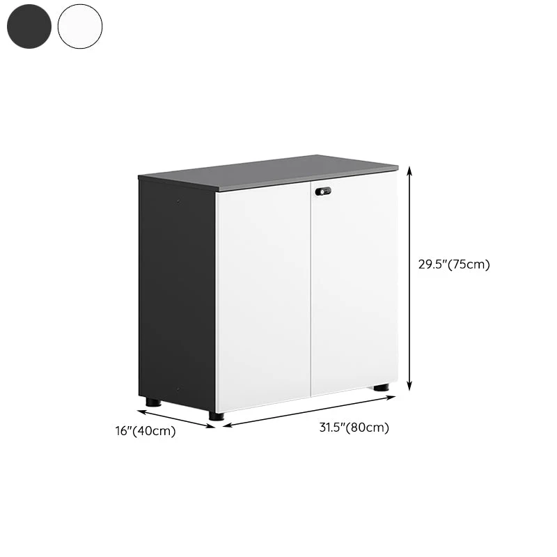 Classeur contemporain de stockage à cadre en bois Clearhalo