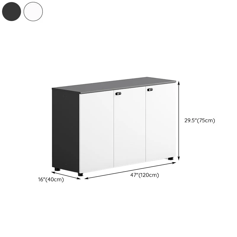 Classeur contemporain de stockage à cadre en bois Clearhalo