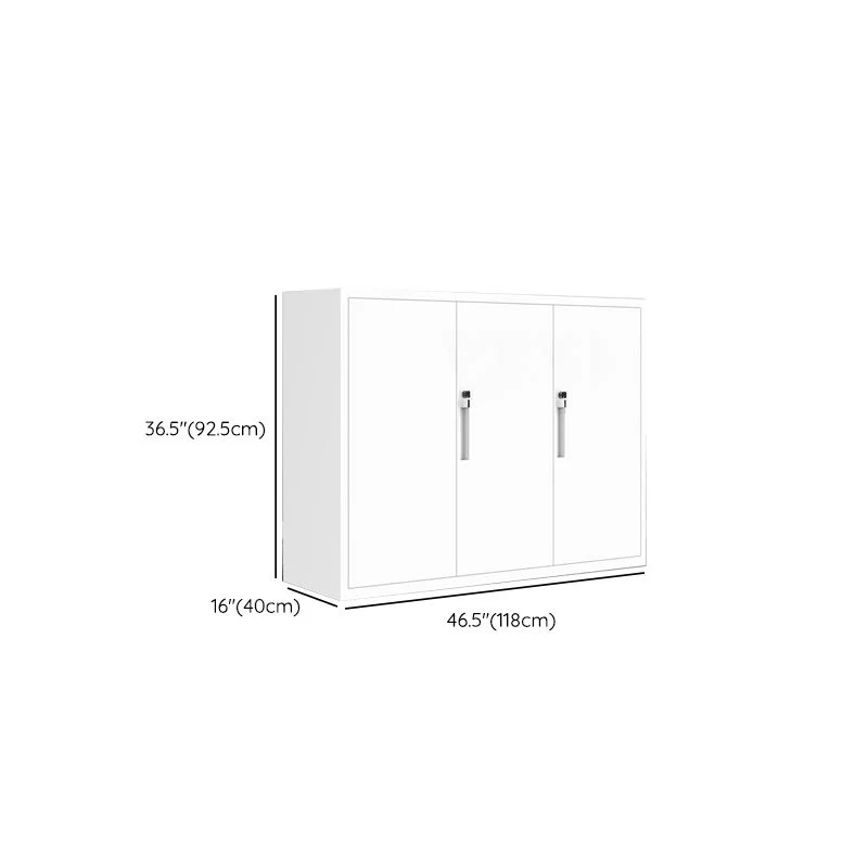 Classeur industriel cadre en acier serrure à clé classeur latéral pour bureau Clearhalo