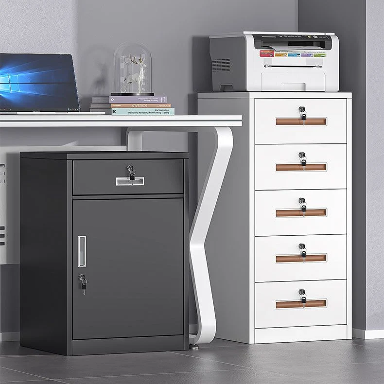 Classeur industriel en métal, tiroirs verrouillables et armoire de rangement Clearhalo
