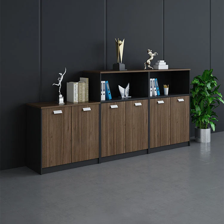 Classeur latéral en bois de classeur latéral de style nordique pour le bureau à domicile Clearhalo