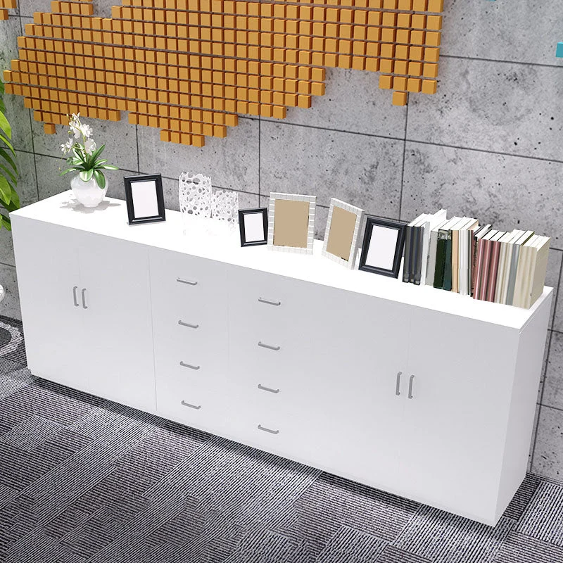 Classeur latéral en bois de classeur scandinave pour le bureau à domicile Clearhalo