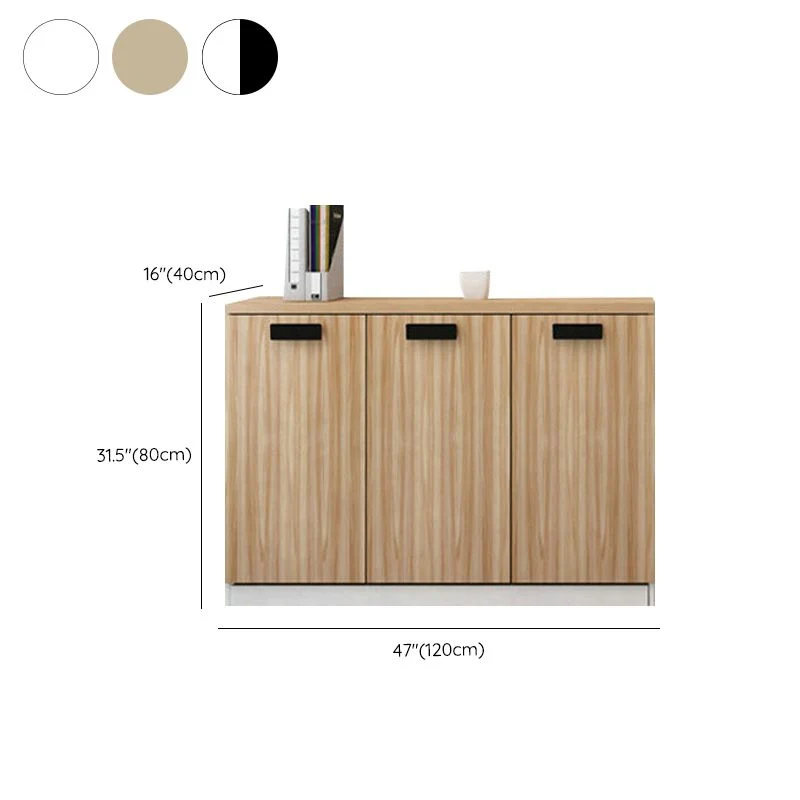 Classeur latéral en bois de style moderne pour le bureau à domicile Clearhalo