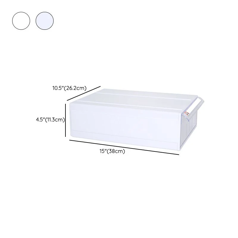 Classeur latéral contemporain en acrylique pour bureau à domicile Clearhalo