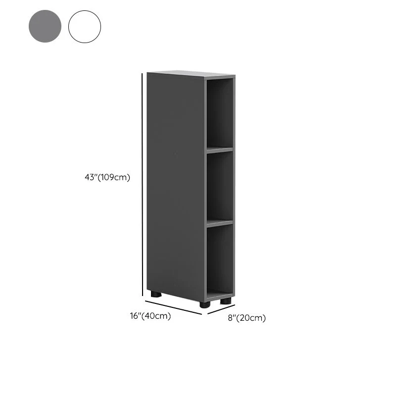 Classeur latéral contemporain en bois d'ingénierie Clearhalo